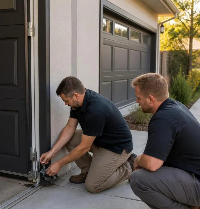 Off Track Door Repair in Aventura